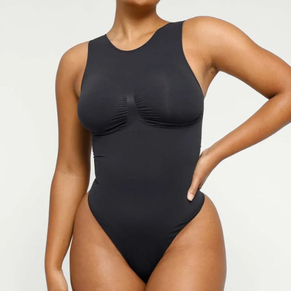 Shapellx Women's Seamless Tummy Control Bodysuit - 3XL-4XL